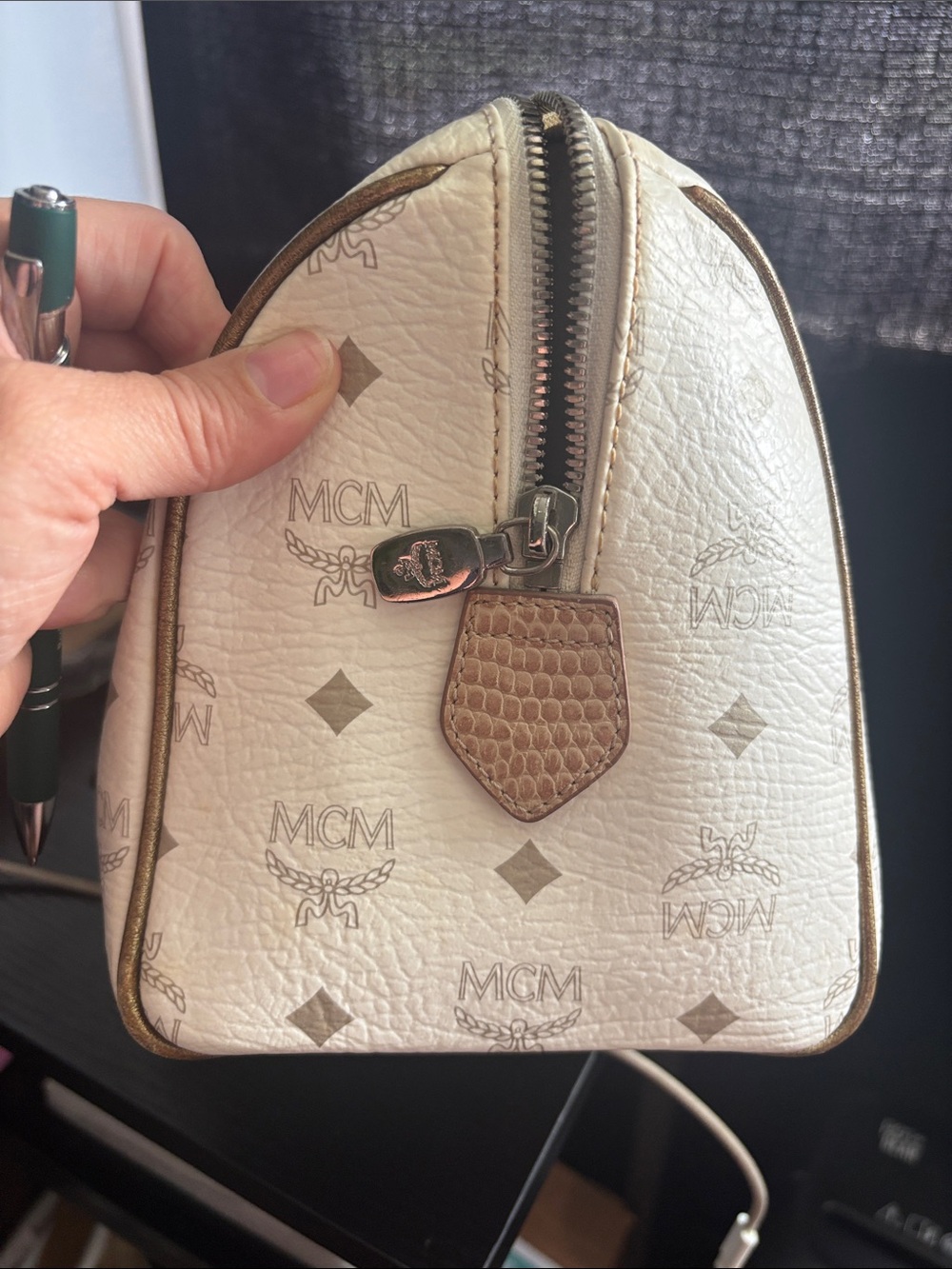MCM Princess lion limited edition Boston bag - Picture 11 of 17